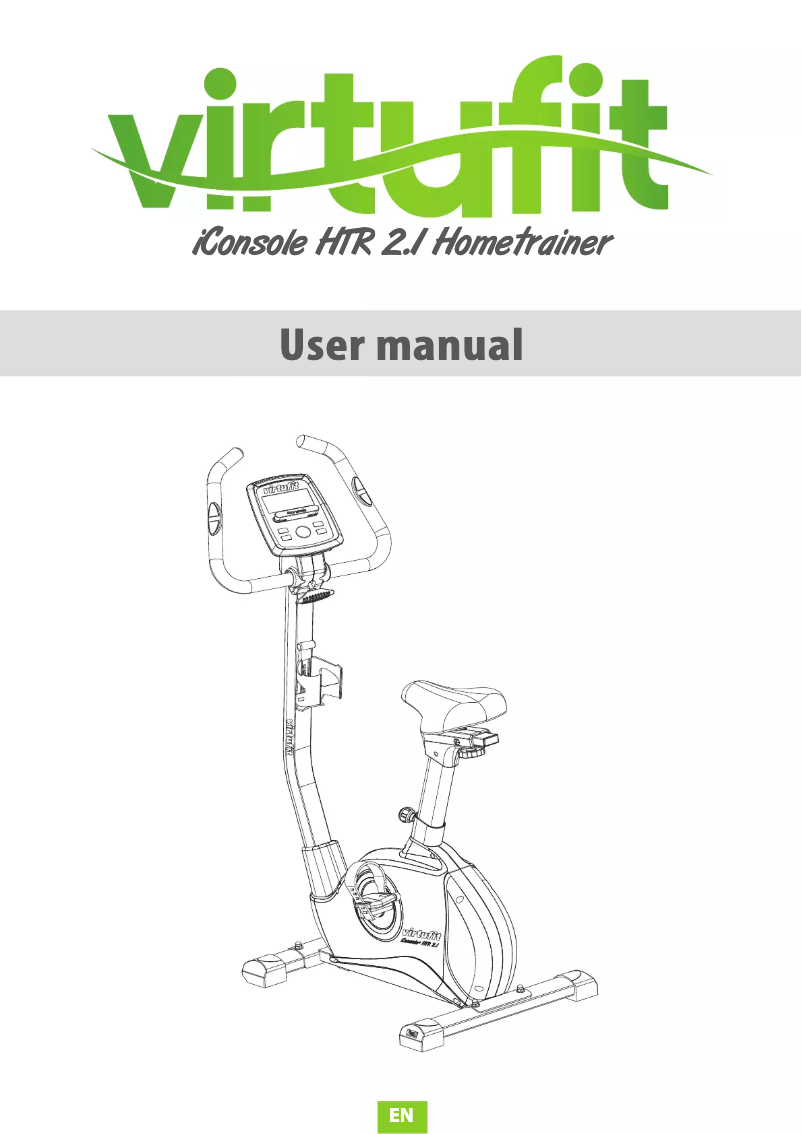 Page 1 de la notice Manuel utilisateur VirtuFit iConsole HTR 2.1