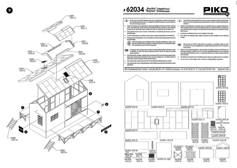 Page n°1 - Manuel utilisateur Piko 62034