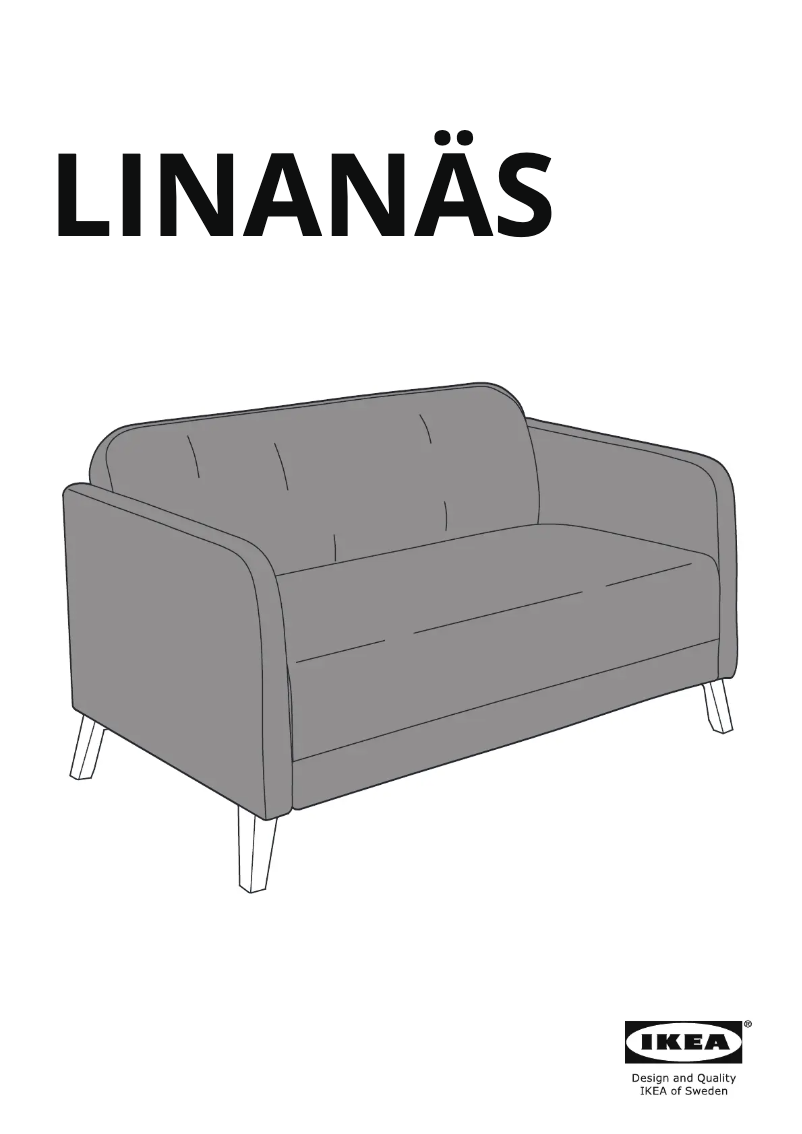 Image de la première page du manuel de l'appareil LINANÄS 805.033.75