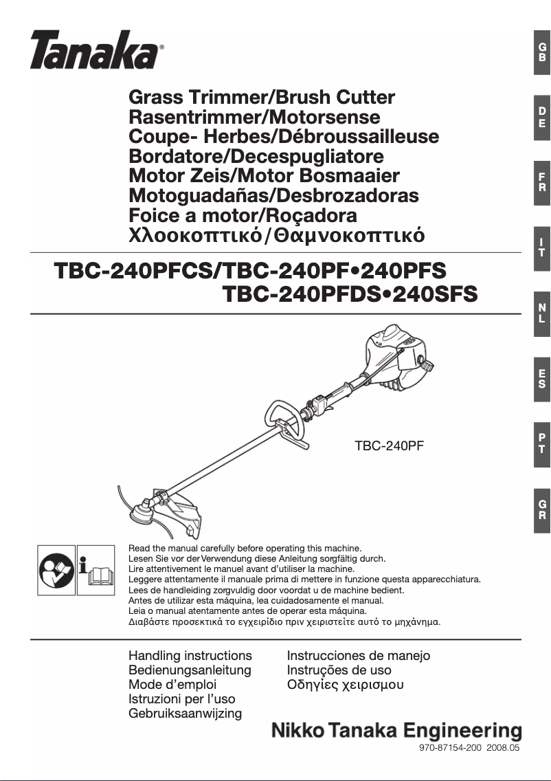 Page 1 de la notice Manuel utilisateur Tanaka TBC-240SFS