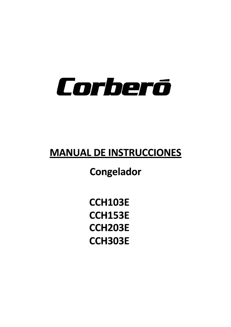 Page n°1 - Manuel utilisateur Corbero CCH103E
