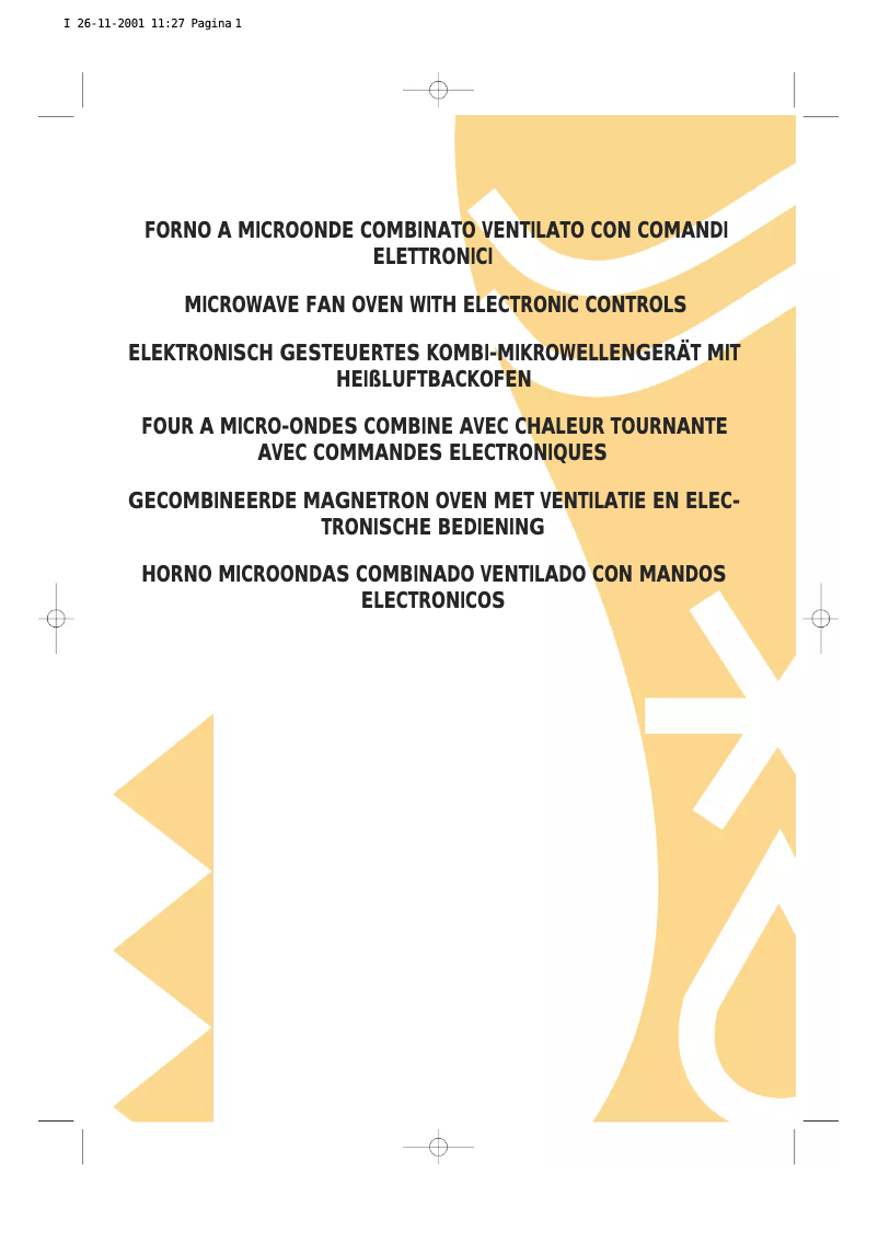 Page 1 de la notice Manuel utilisateur DeLonghi MW765