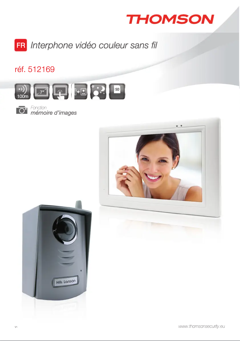 Page n°1 - Manuel utilisateur Thomson 512169