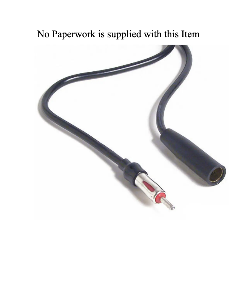 Page 1 of the manual User Manual Metra 4AntennaWorks 4-EC36