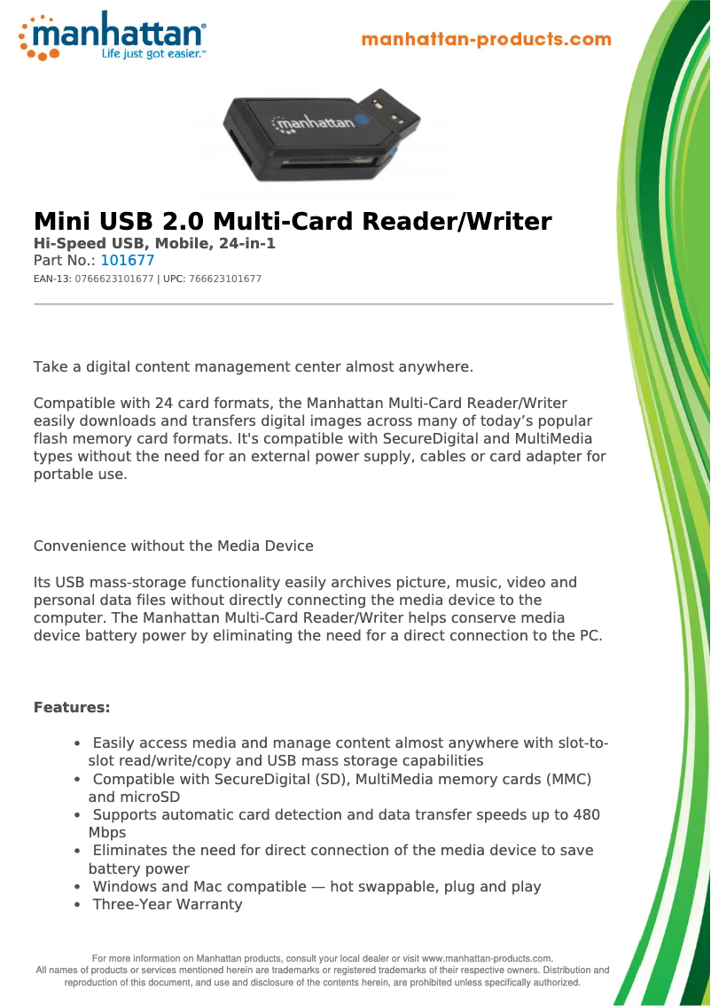 Image de la première page du manuel de l'appareil 101677