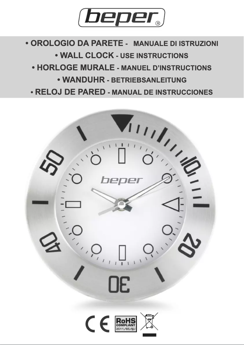 Página 1 del manual Manual de usuario Beper 70.830