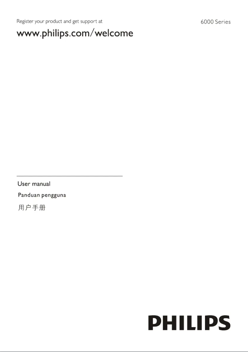 Imagen de la primera página del manual del dispositivo 6000 series 50PUT6002