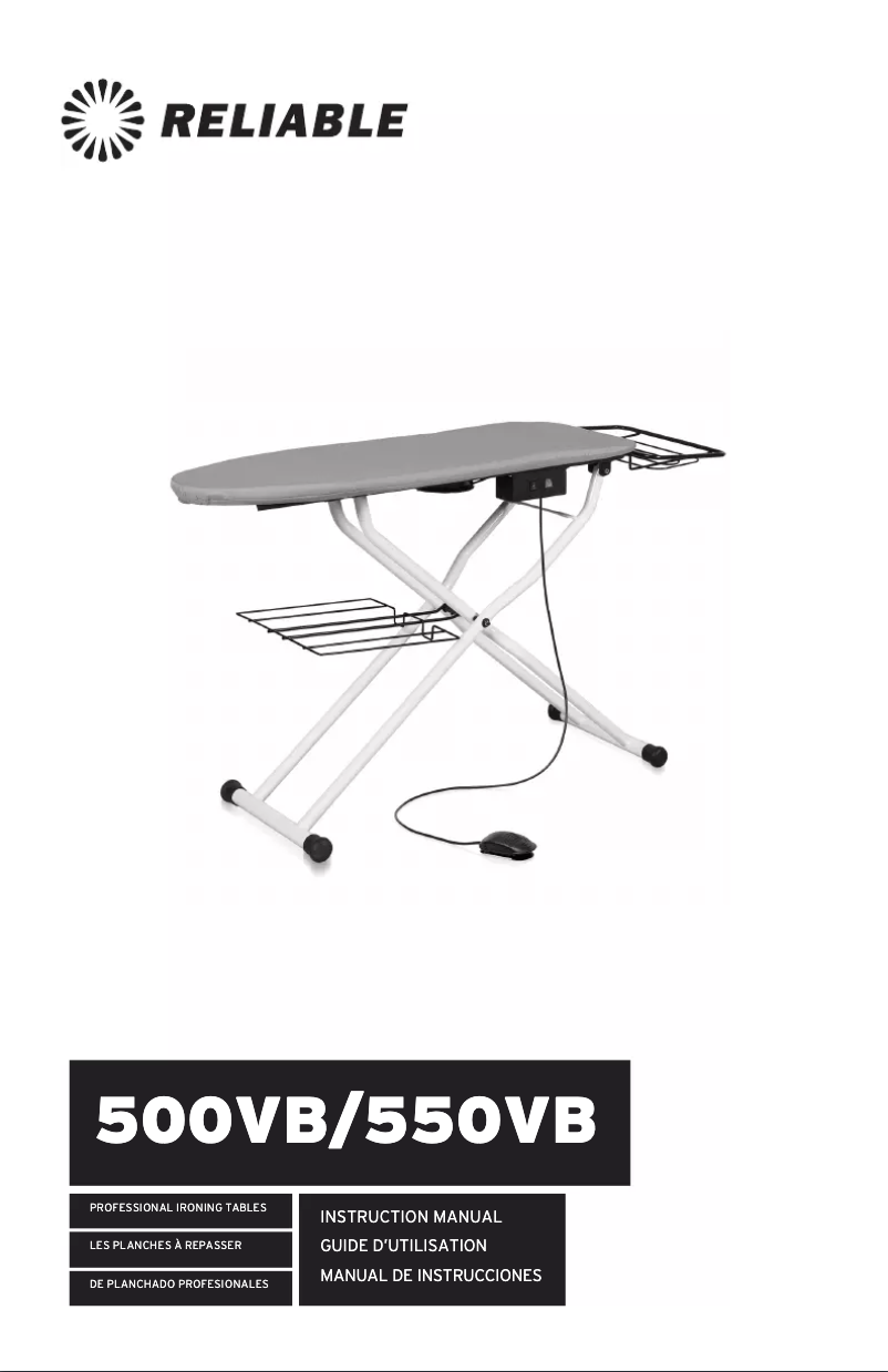 Page 1 de la notice Manuel utilisateur Reliable 500VB