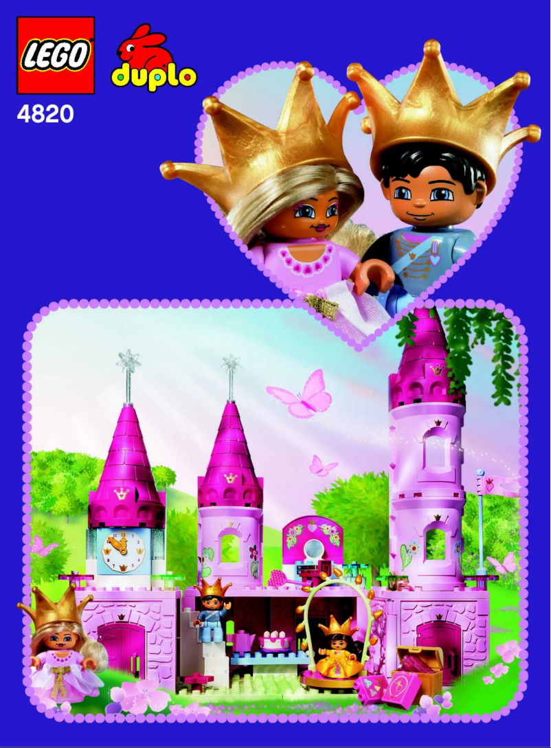 Page 1 de la notice Manuel utilisateur Lego Princess' Palace