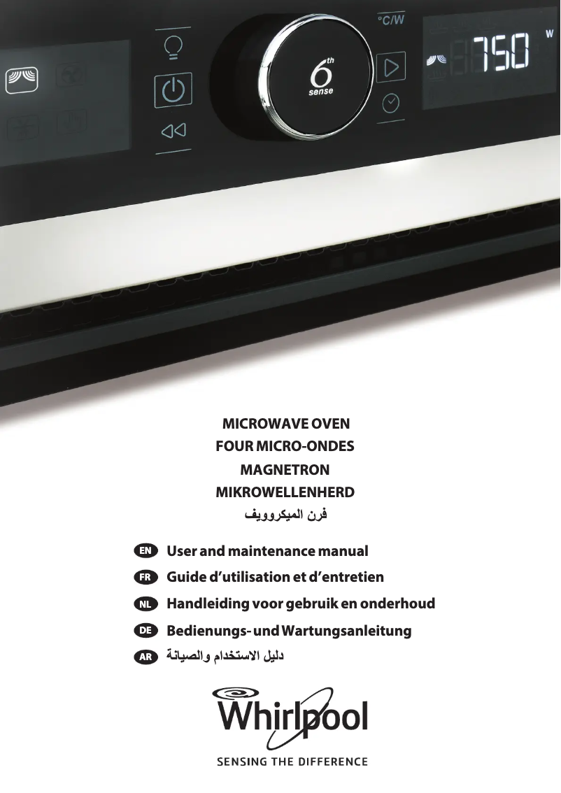 Page 1 de la notice Mode d'emploi Whirlpool AMW 508/IX