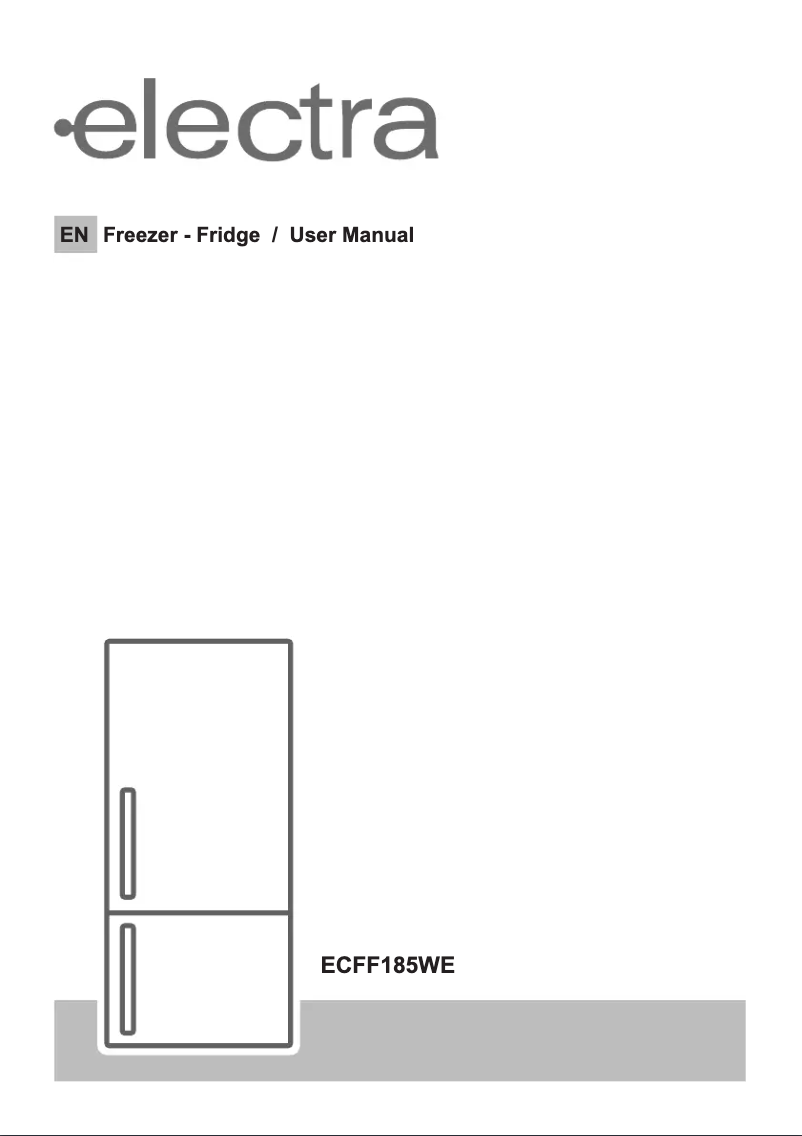 Página 1 del manual Manual de usuario Electra ECFF185WE