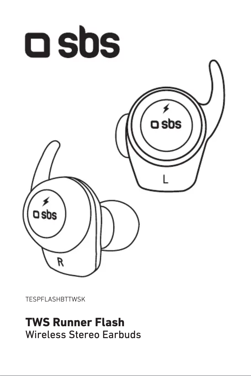 Page 1 de la notice Manuel utilisateur SBS TWS Runner Flash