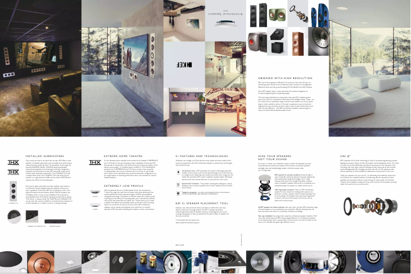 Página 1 del manual Folleto KEF Ci4100QL