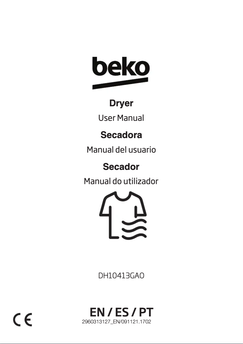 Page 1 de la notice Mode d'emploi Beko DH 10413 GAO