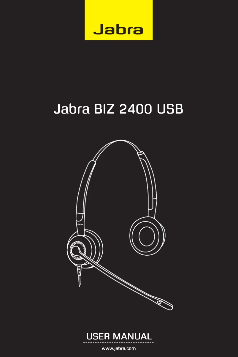 Page 1 de la notice Manuel utilisateur Jabra BIZ 2400 MS