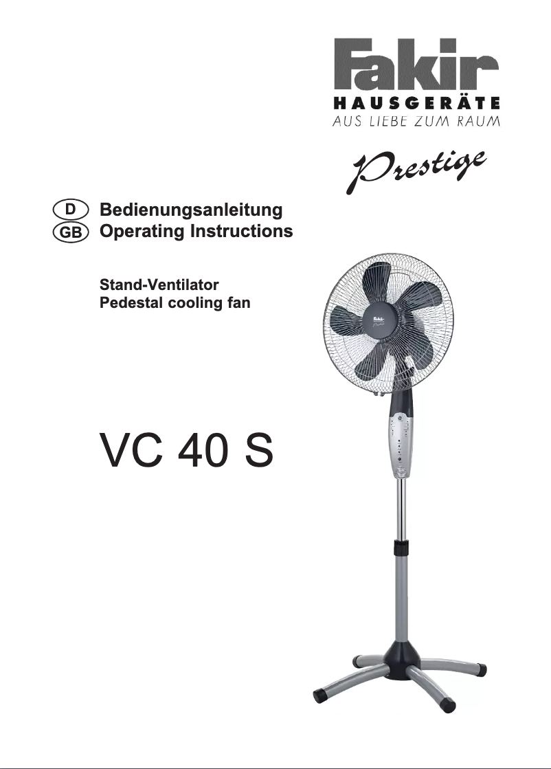 Image de la première page du manuel de l'appareil VC 40 S