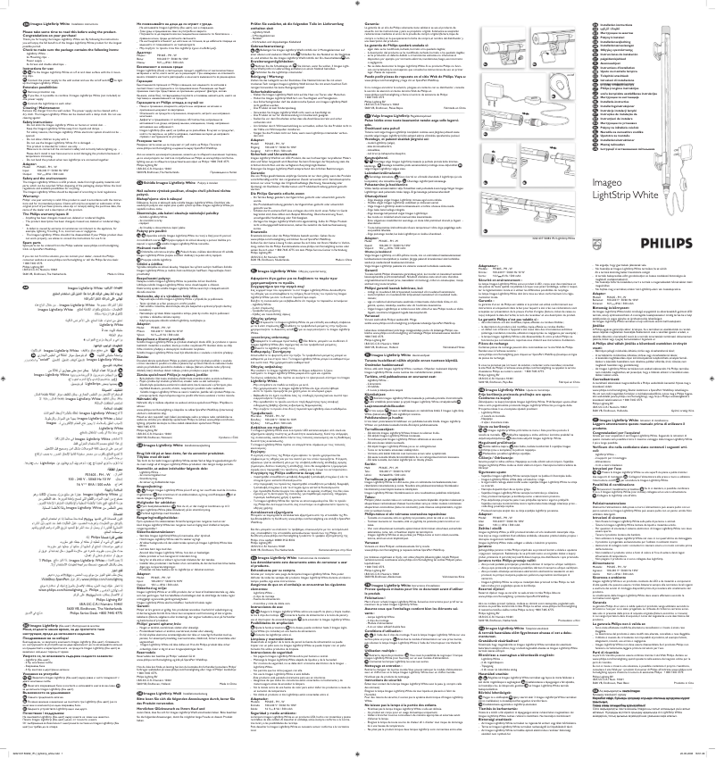 Image de la première page du manuel de l'appareil IMAGEO LightStrip 6911387PH