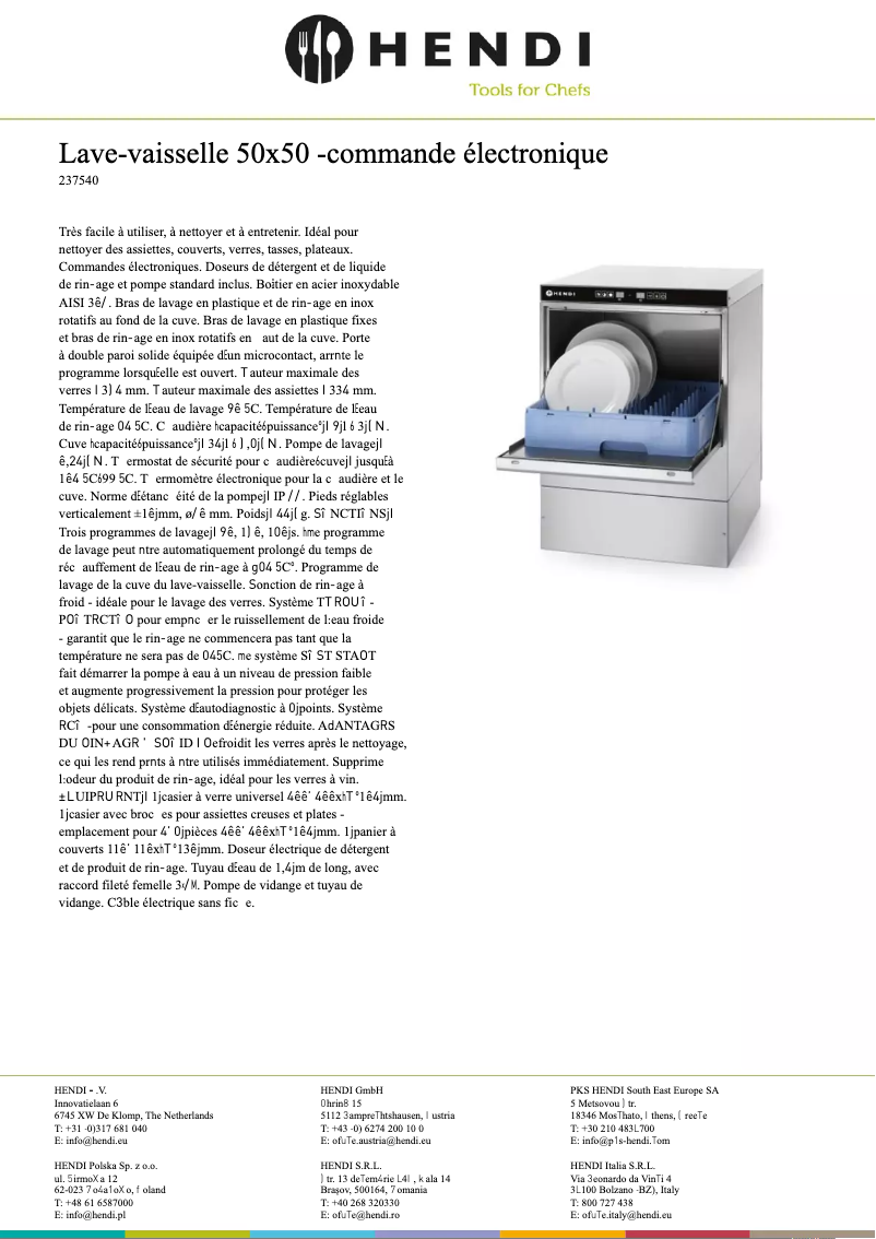 Image de la première page du manuel de l'appareil 237540