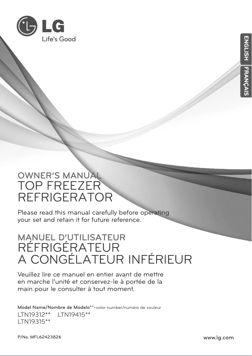 Imagen de la primera página del manual del dispositivo LTN19312SW