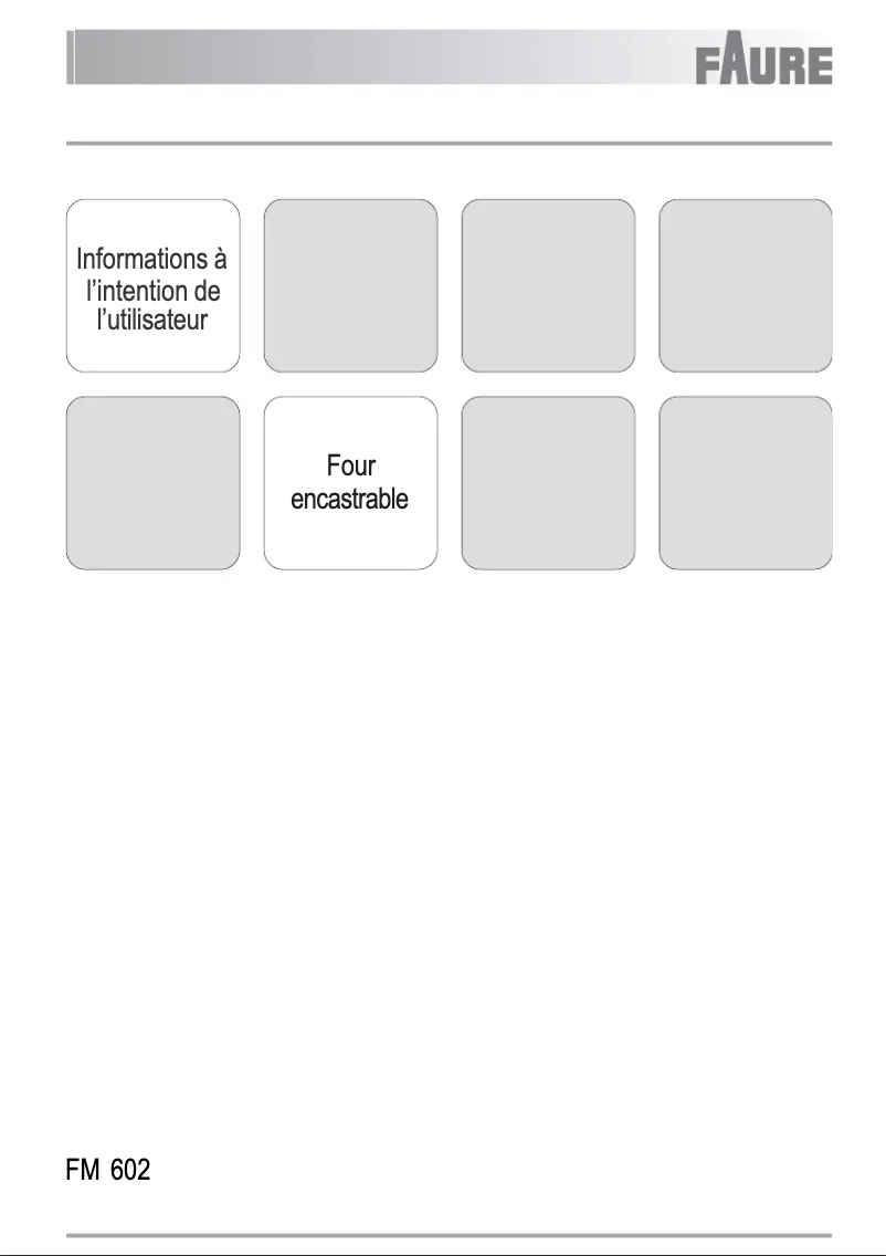 Página 1 del manual Manual de usuario Faure FM602N