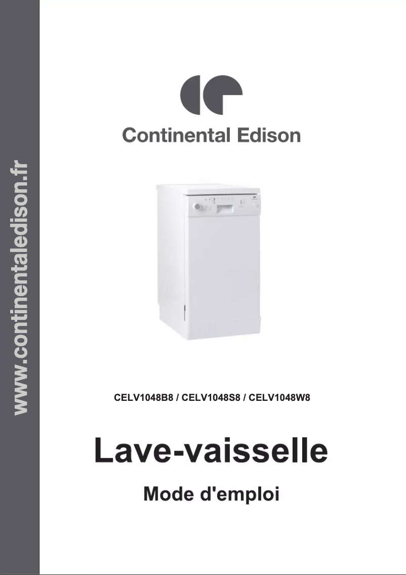 Image de la première page du manuel de l'appareil CELV1048B8