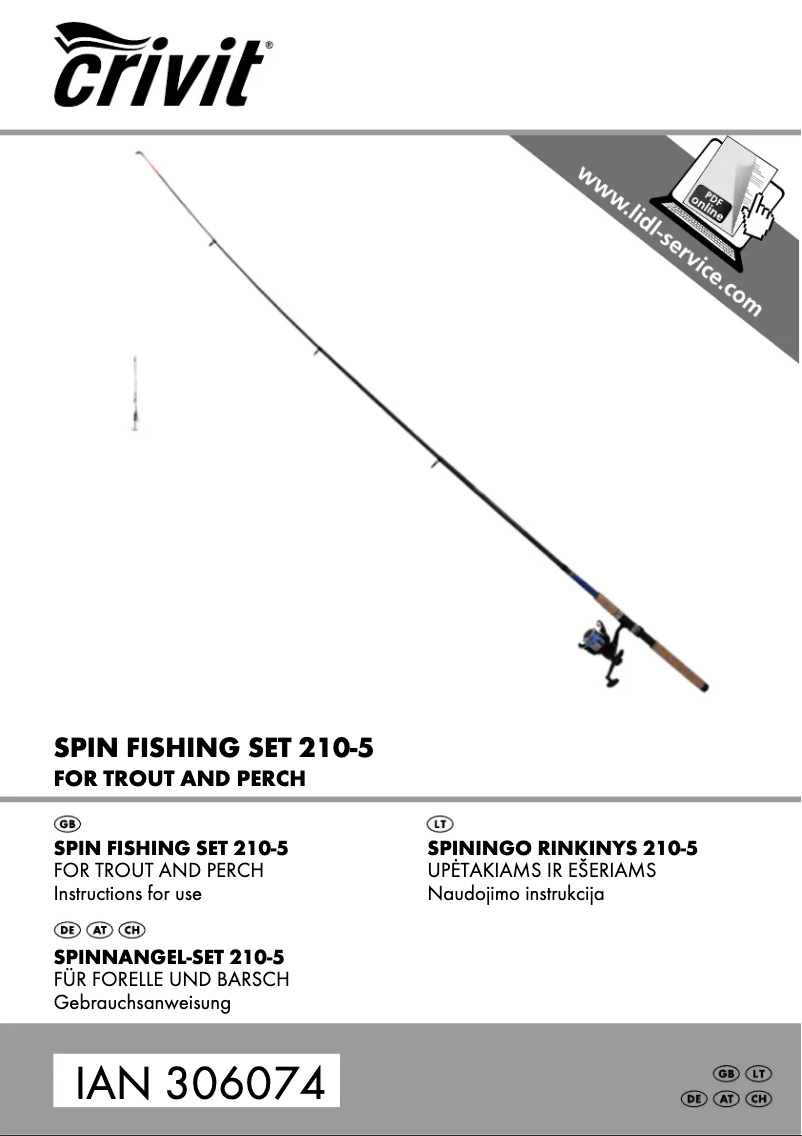 Página 1 del manual Manual de usuario Crivit IAN 306074