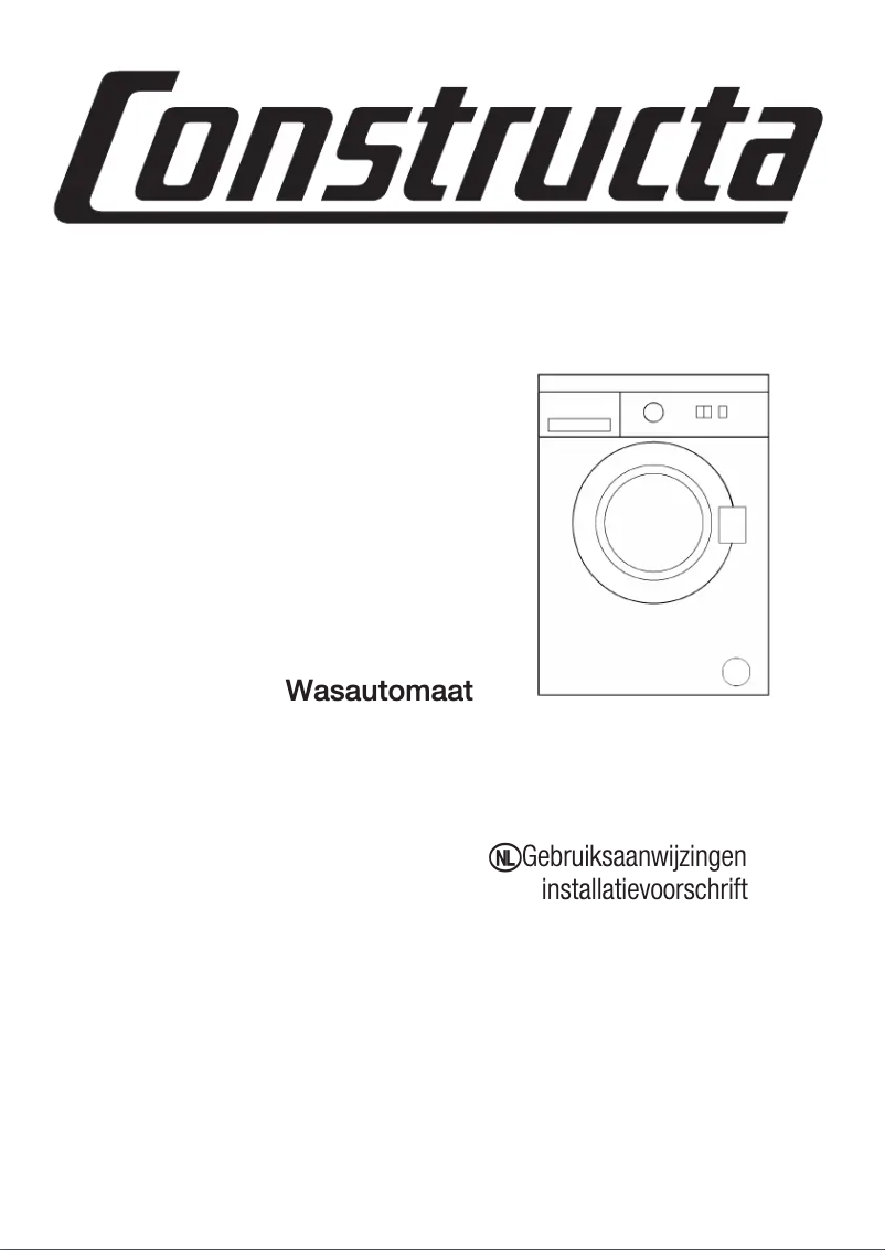 Page 1 de la notice Manuel utilisateur Constructa CWF10A10