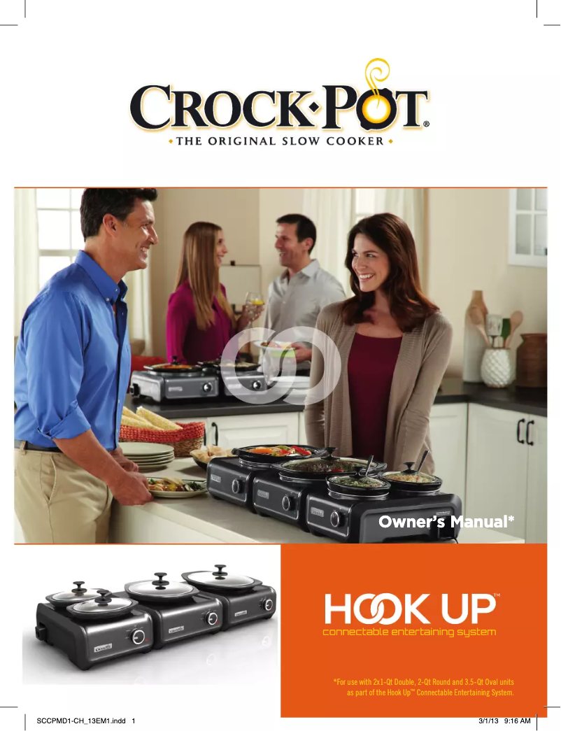 Page n°1 - Manuel utilisateur Crock-Pot Hook Up SCCPMD3-CH