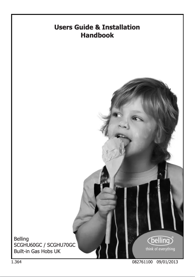 Image de la première page du manuel de l'appareil SCGHU60GC