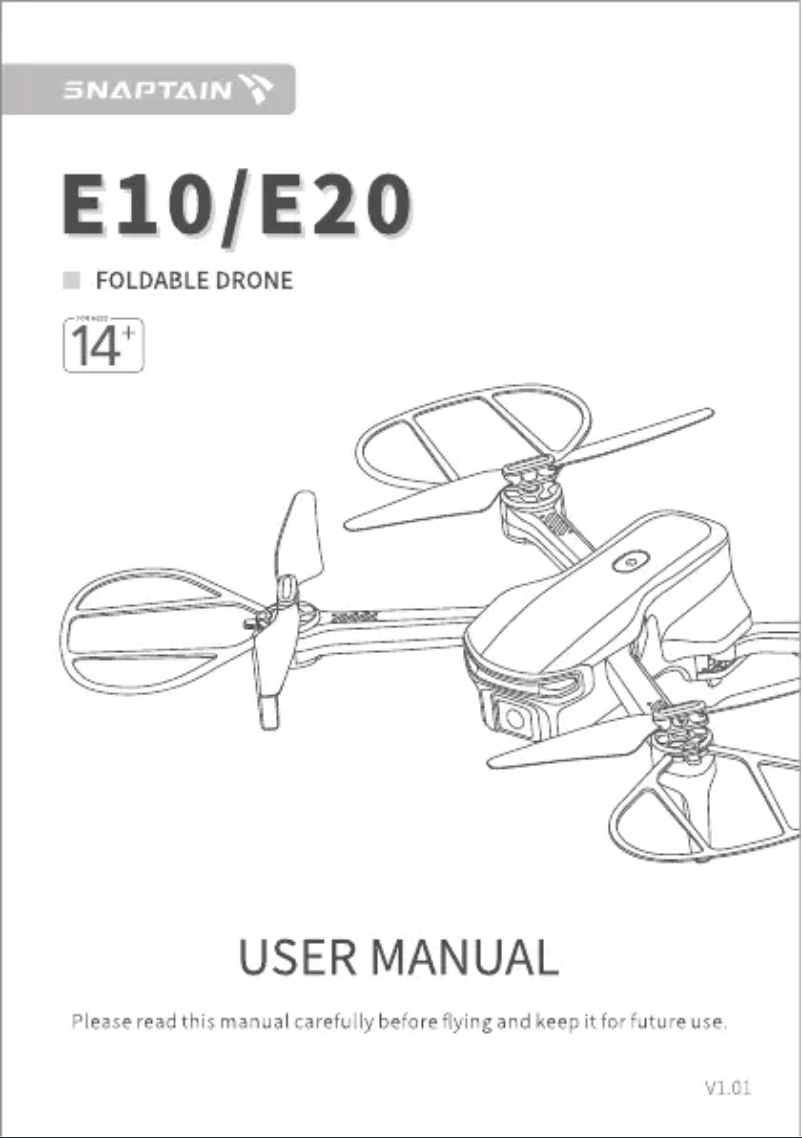 Image de la première page du manuel de l'appareil E20