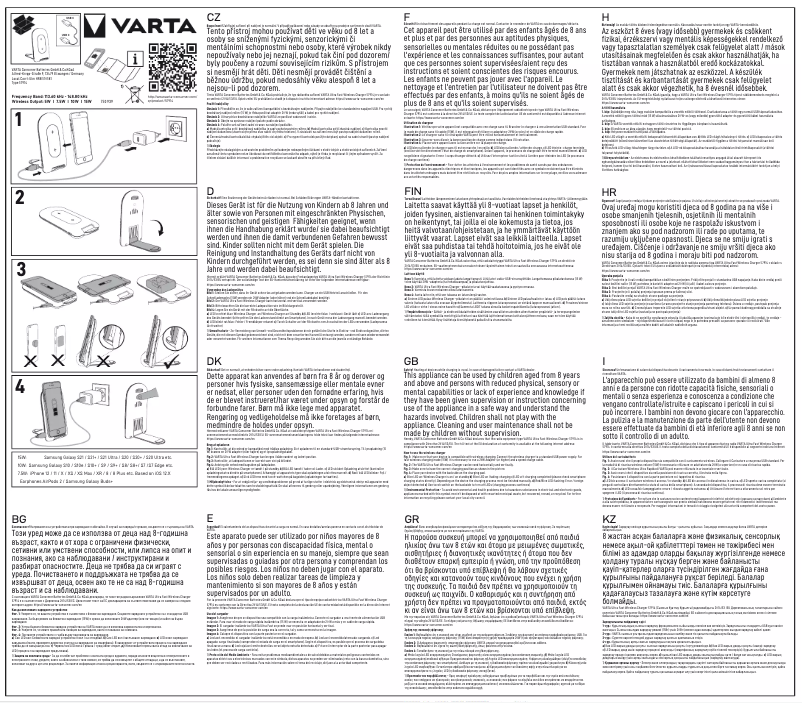 Page n°1 - Manuel utilisateur Varta Ultra Fast Wireless Charger 57914