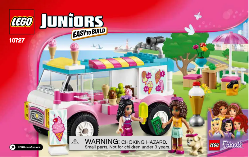 Page 1 de la notice Manuel utilisateur Lego Friends 10727