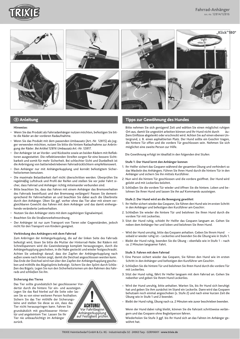 Image de la première page du manuel de l'appareil 12816