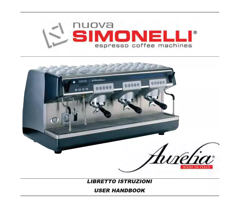 Page n°1 - Manuel utilisateur Nuova Simonelli Aurelia V