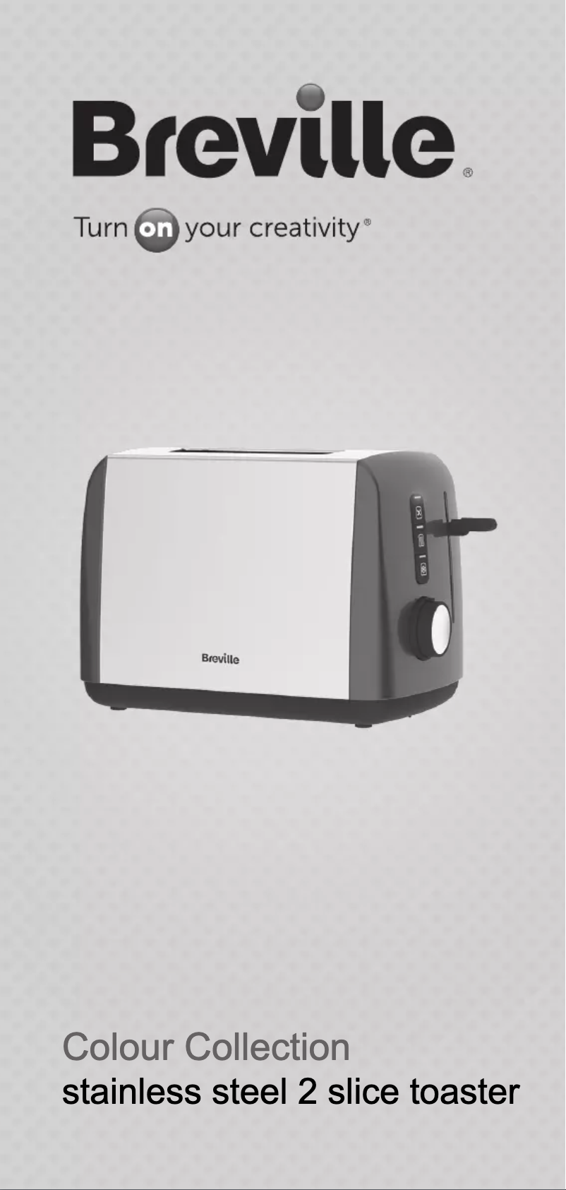 Page n°1 - Manuel utilisateur Breville Colour Collection VTT757