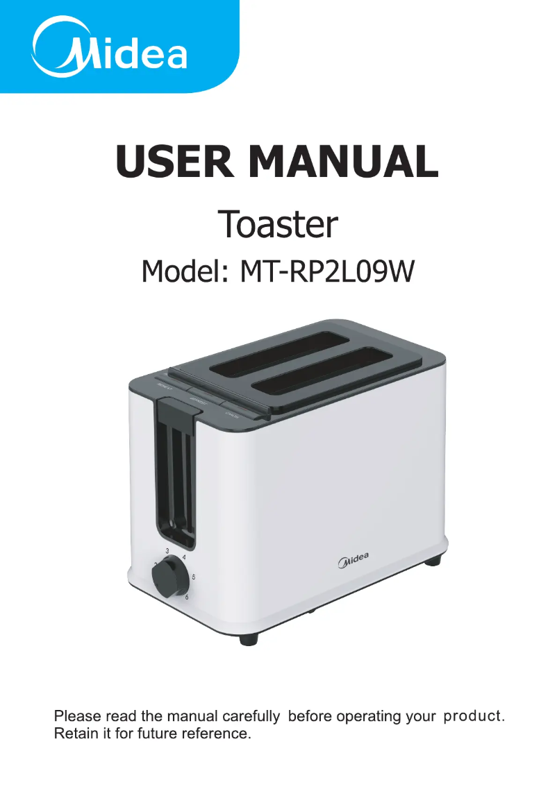 Page 1 de la notice Manuel utilisateur Midea MT-RP2L09W