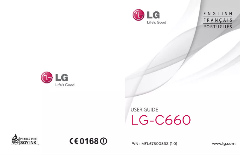 Image de la première page du manuel de l'appareil Optimus Pro C660