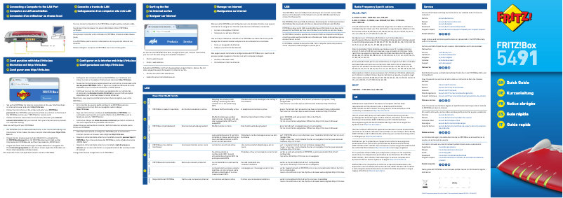 Página 1 del manual Manual de usuario AVM FRITZ!Box 5491