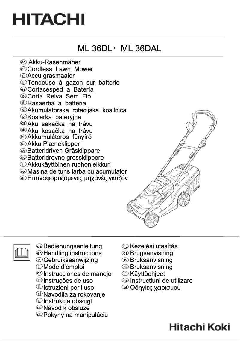 Página 1 del manual Manual de usuario Hitachi ML 36DL