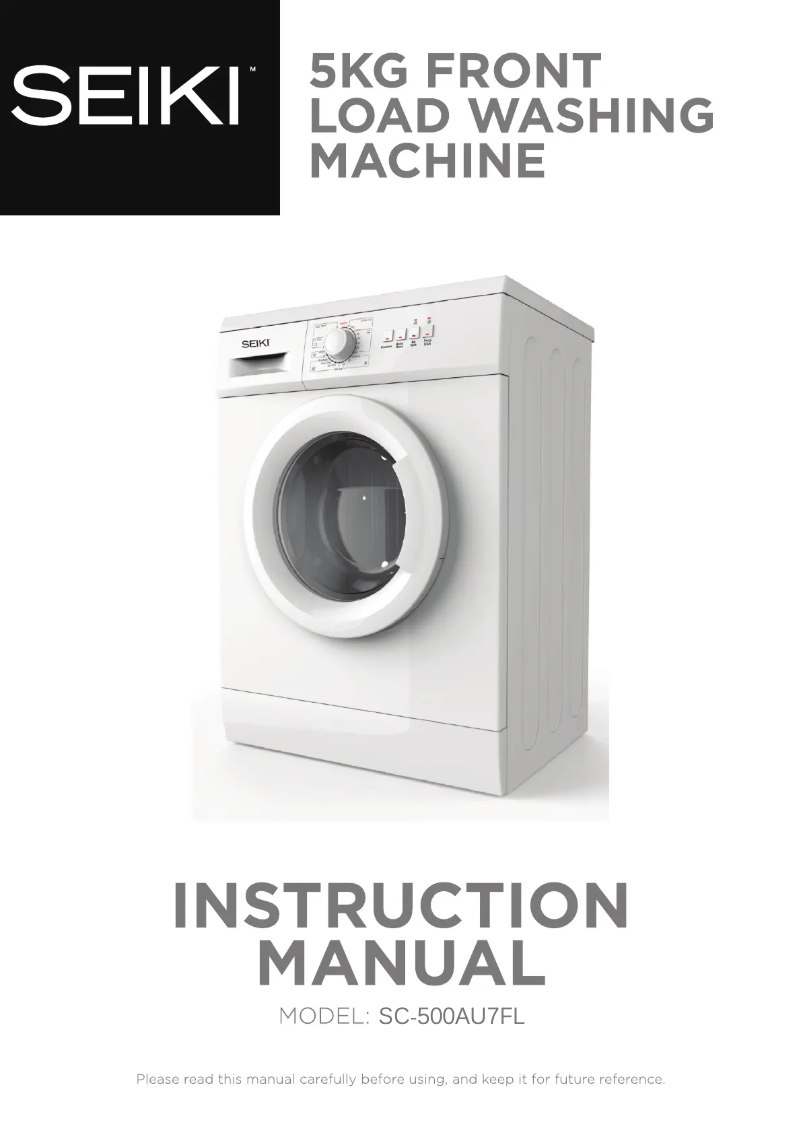 Image de la première page du manuel de l'appareil SC-500AU7FL