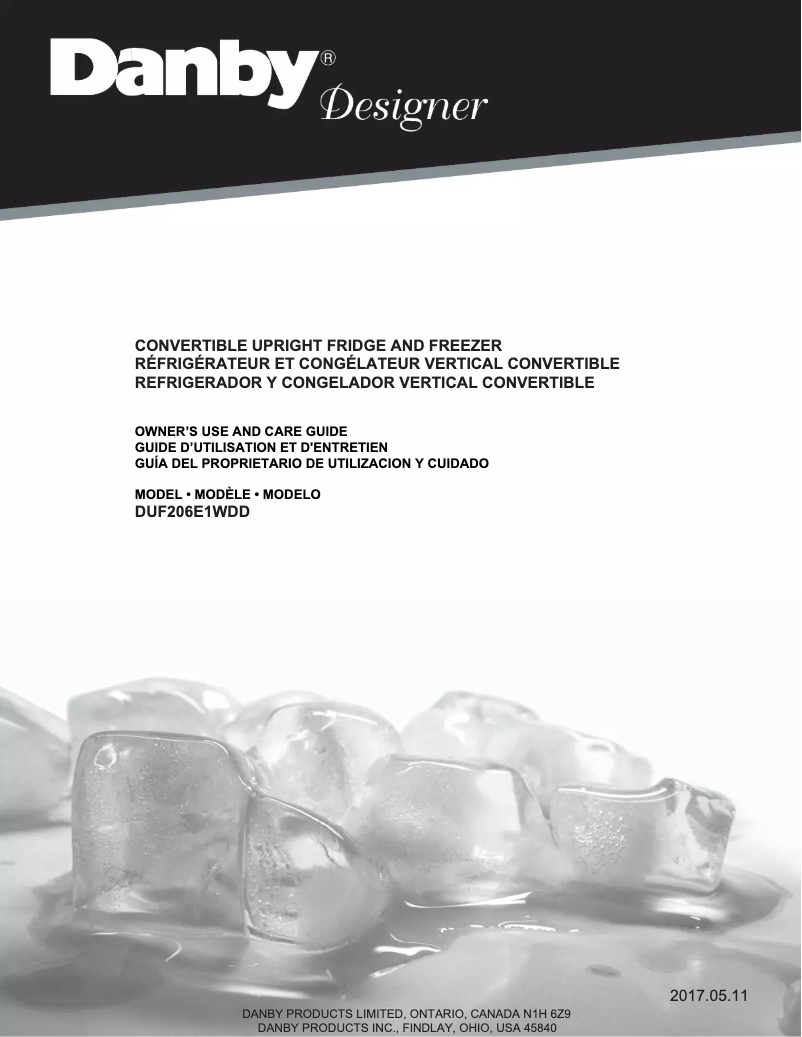 Página 1 del manual Manual de usuario Danby DUF206E1