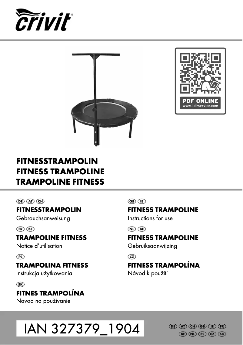 Página 1 del manual Manual de usuario Crivit IAN 327379