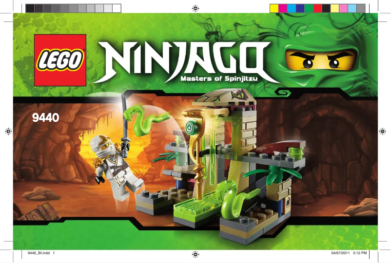 Page 1 de la notice Manuel utilisateur Lego Ninjago 9440