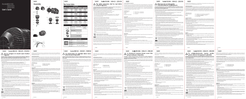 Page 1 de la notice Manuel utilisateur Ferplast Koralia Evo