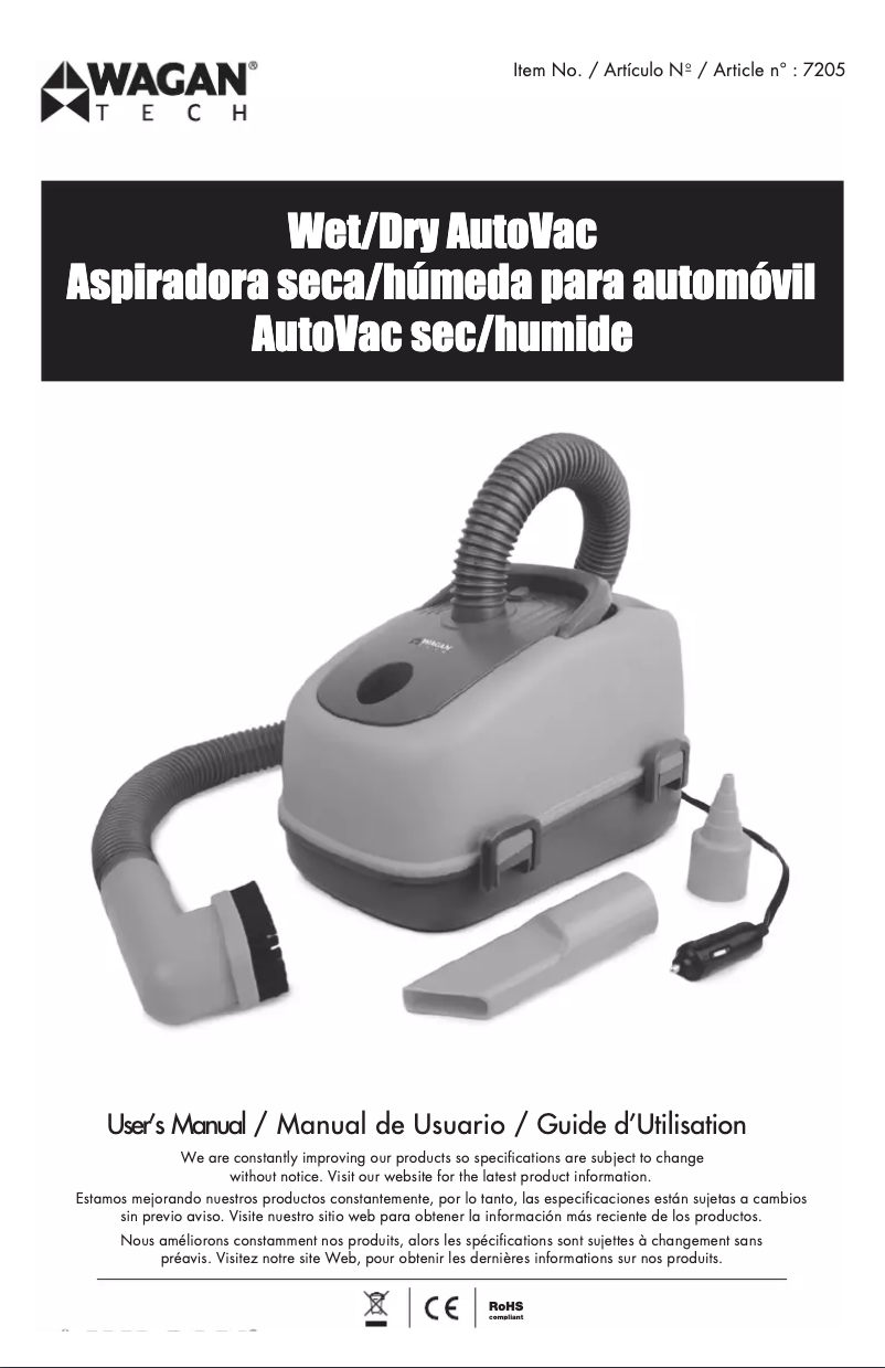 Página 1 del manual Manual de usuario WAGAN 7205