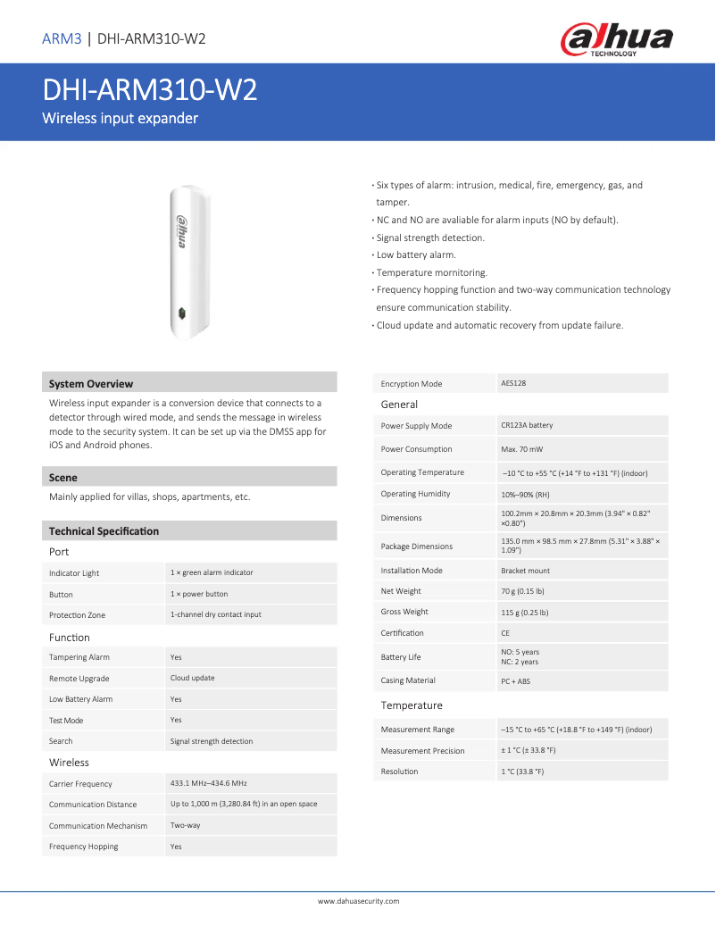 Image de la première page du manuel de l'appareil ARM310-W2
