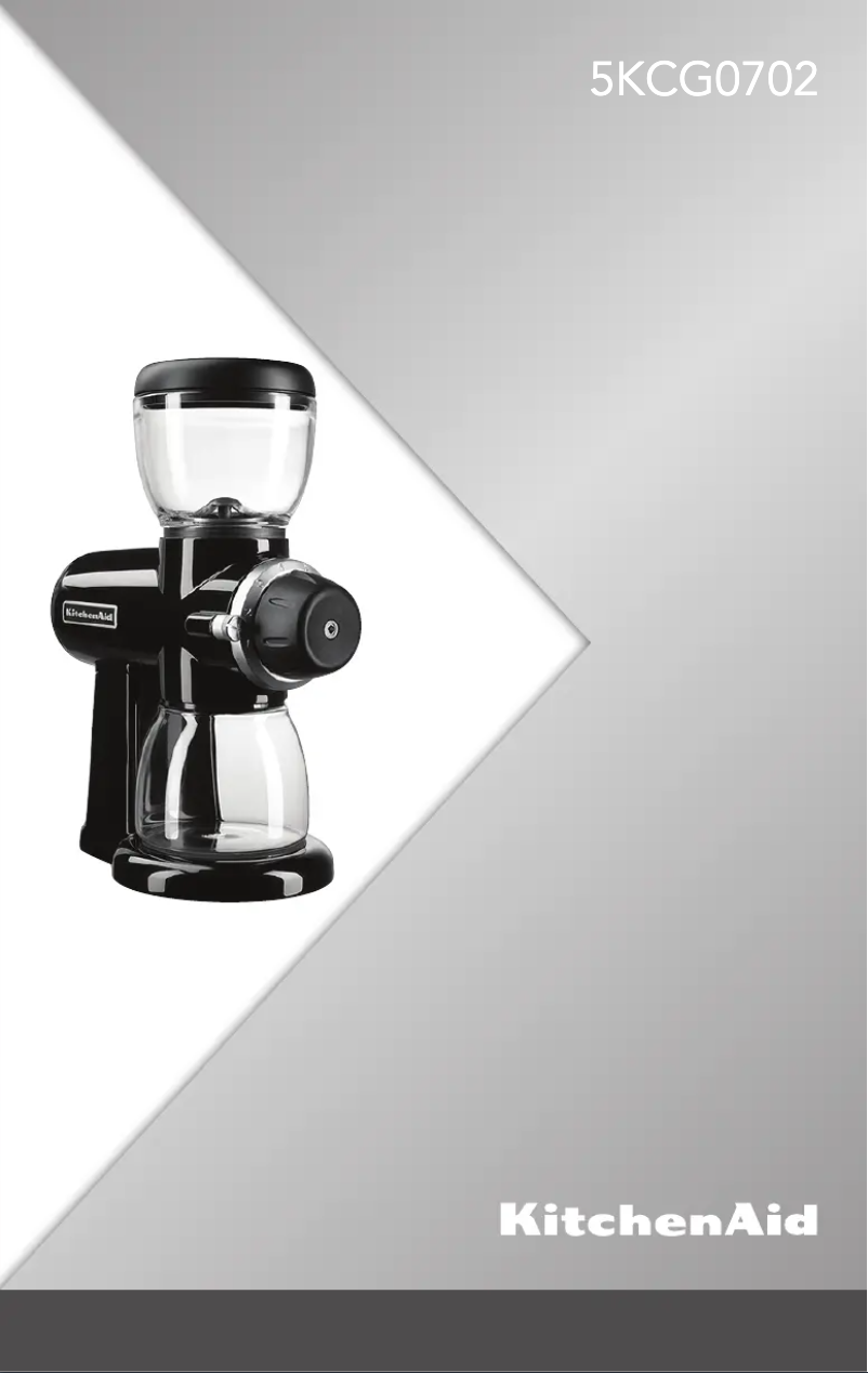 Page 1 de la notice Manuel utilisateur KitchenAid 5KCG0702