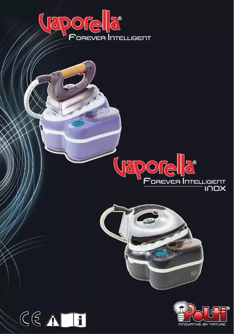 Image de la première page du manuel de l'appareil Vaporella Forever Intelligent