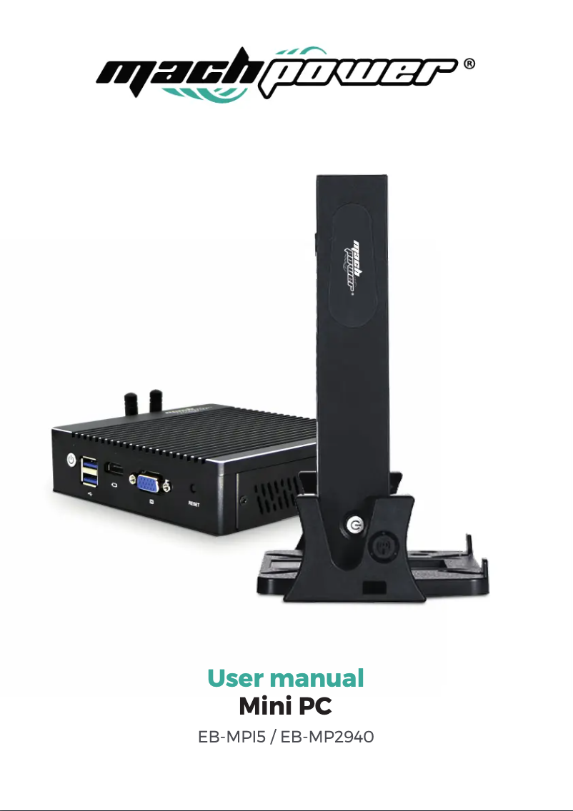 Página 1 del manual Manual de usuario Mach Power EB-MPI5