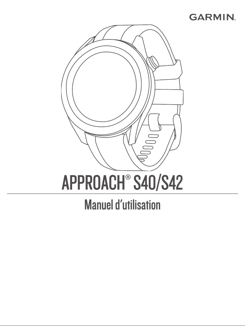 Image de la première page du manuel de l'appareil Approach S42